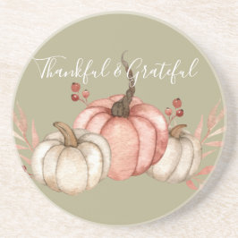 Porta-copos Pumpkins bonito de Aquarela na Sage