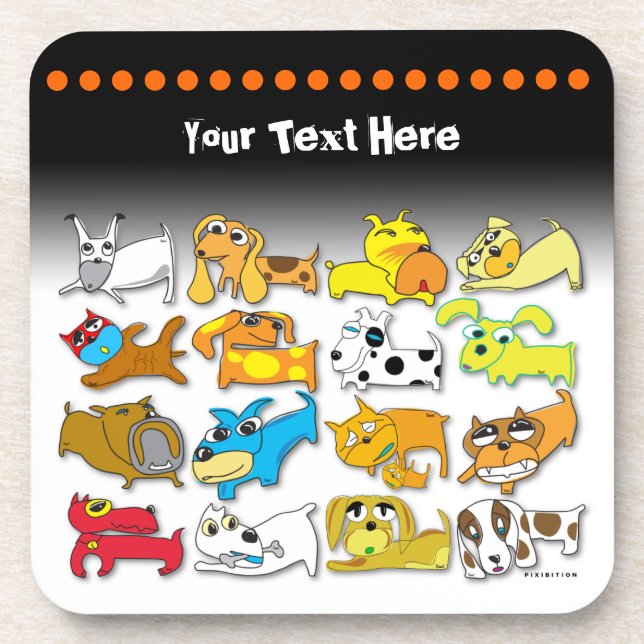 Porta copos Puppy Cork (Frente)