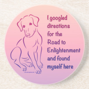 Porta-copos Puppy Road to Enlight