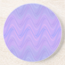 Porta-copos Purple Pink Wavy Lines Pattern