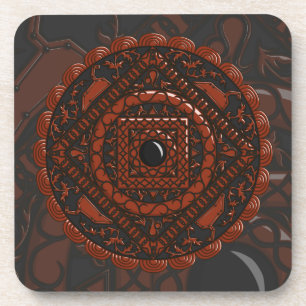 Porta copos Quadrada de Leo Mandala