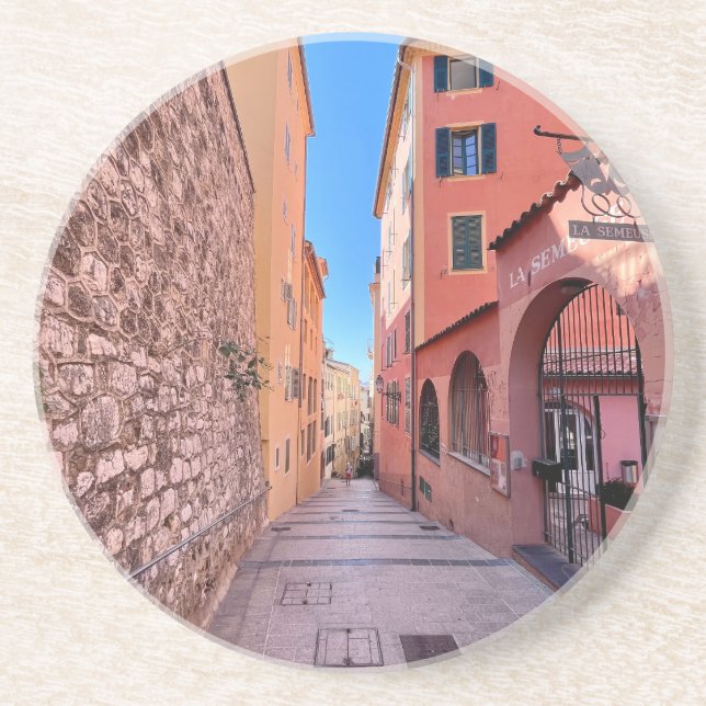 Porta-copos Quaint becos franceses (Frente)