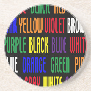Porta-copos Qual é a minha cor?