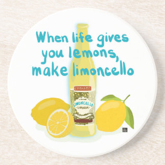 Porta-copos Quando a Vida Lhe Dá Limões - Faça Limoncello