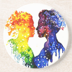 Porta-copos quando o amor te dá borboletas