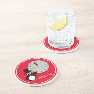 Porta-copos Quando O Relógio Atinge Doze Portas copos De Pedra