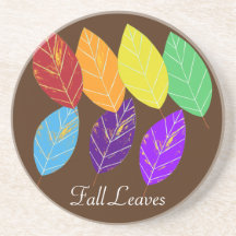 Queda Folha Vermelha Laranja Verde