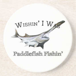 Porta-copos Queria Que Eu Fosse Paddlefish Fishin