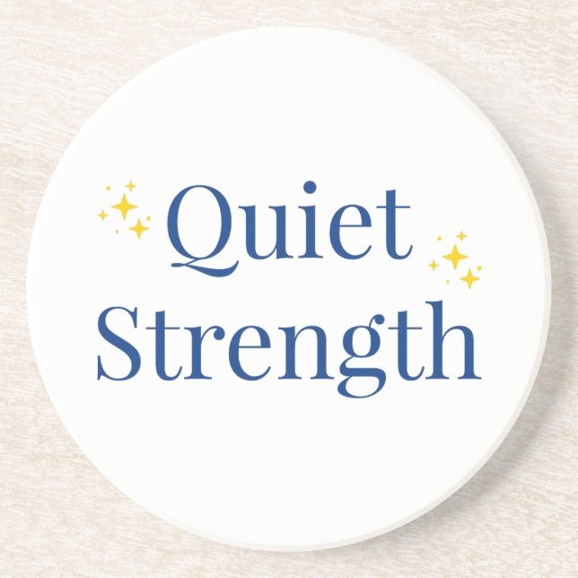 Porta-copos Quiet Strength (Frente)