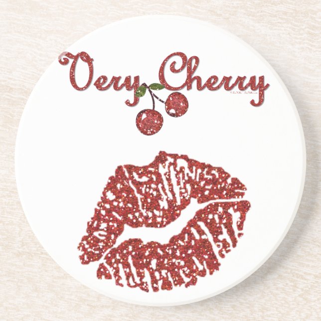 Porta-copos RAB Rockabilly Muito Cherry Kiss (Frente)