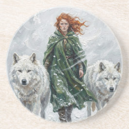 Porta-copos Radiant Peace Dove Lantern Imbolc Snowdrops Art