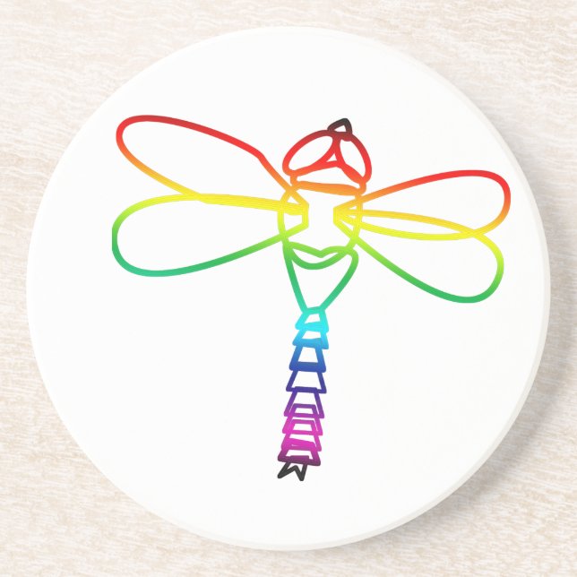 Porta copos Rainbow Dragonfly (Frente)