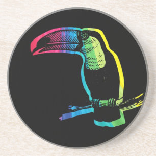 Porta-copos Rainbow Toucan em preto