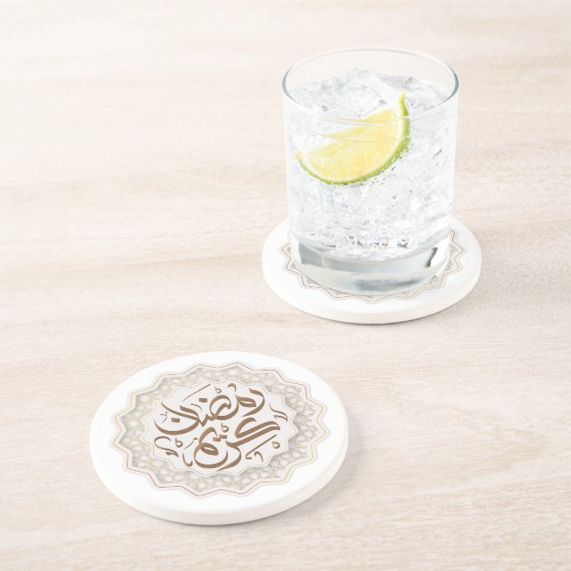 Porta-copos ramadan kareem ر م ض ا ن ك ي ر م (Lateral)