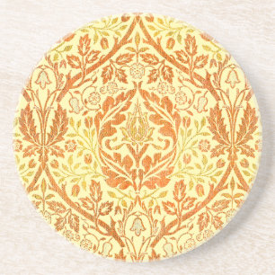 Porta-copos Ramo Dourado William Morris Arte Nova Vintage