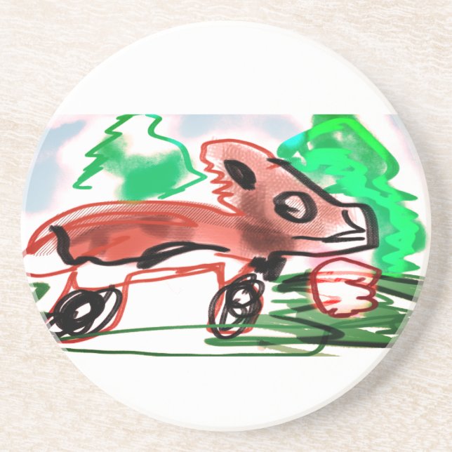 Porta-copos Raposa na primavera (Frente)