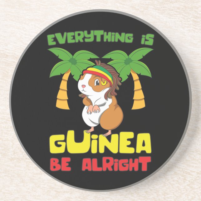 Porta-copos Rasta Guiné Pig (Frente)