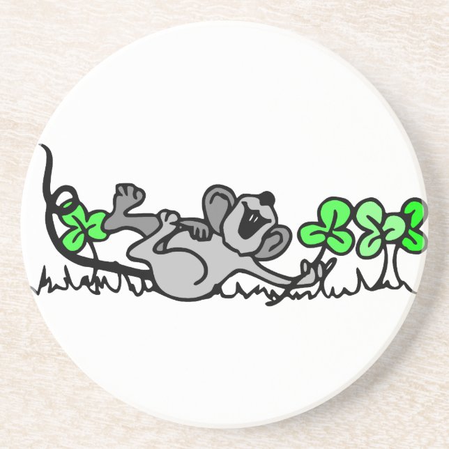 Porta-copos Rato Brincando De Camarões (Frente)