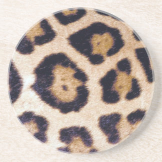 Porta copos real do teste padrão da pele do gato