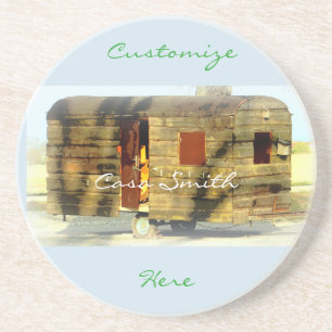 Porta-copos Reboque de viagem de madeira com agentes atmosfér