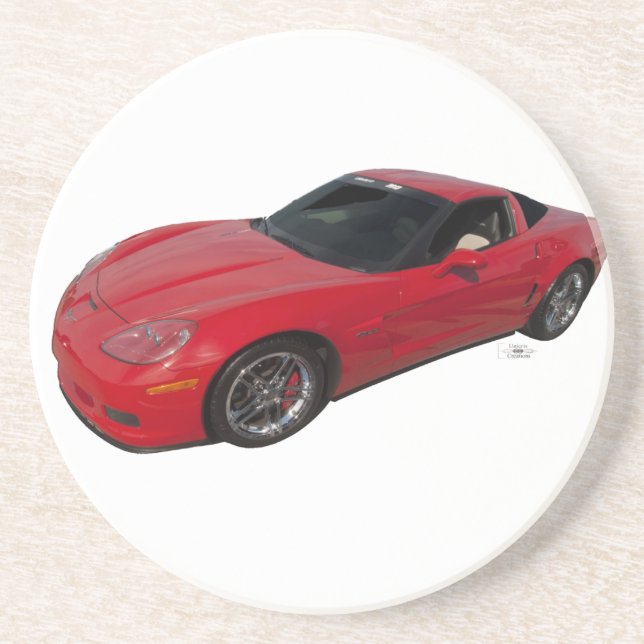 Porta-copos Red Corvette (Frente)