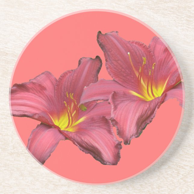 Porta copos Red Daylily (Frente)