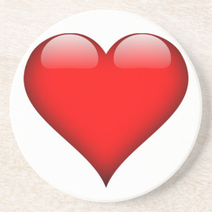 Porta-copos Red Heart Love