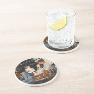 Porta copos redonda de Natal