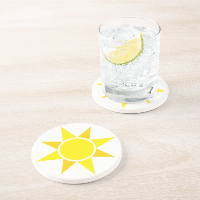 Porta copos redonda sunshine (Lateral)