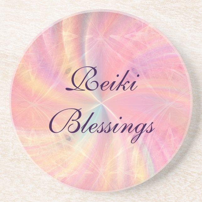 Porta-copos Reiki Blessings (Frente)