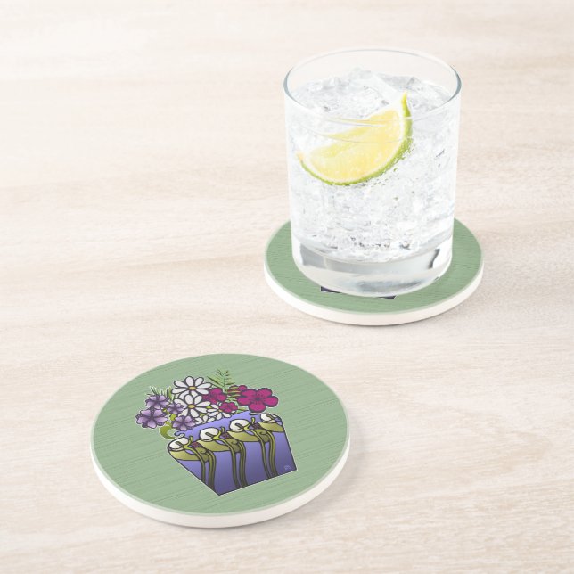 Porta-copos Relator de parecer Lily Vase Sandstone (Lateral)