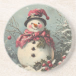 Porta-copos Retro Christmas Snowman<br><div class="desc">Abraçar a nostalgia da época de férias com esta porta copos retrô do boneco de neve, capturando o charme eterno do clássico decoro de Natal. Apresentando um bonitinho bonitinho de neve em estilo vintage com toques festivos, esta porta copos traz calor e capricho às suas reuniões de férias. Perfeito por...</div>