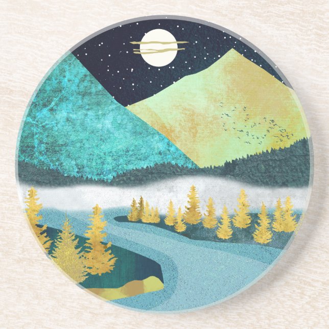 Porta-copos Rio ouro (Frente)