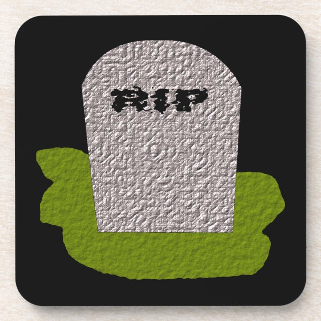 PORTA COPOS RIP Tombstone Cork (Frente)
