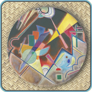 Porta-copos RODÍZIO REDONDO - "Tiefes Braun" - Kandinsky