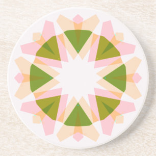 Porta-copos Rosa Caprichoso Verde Divertido Estrela Decor Dopa