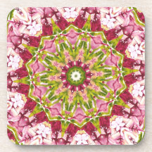 Porta copos rosa e verde Kaleidescope de Ola Boo