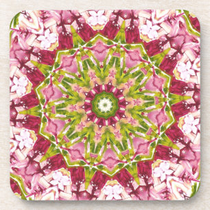 Porta copos rosa e verde Kaleidescope de Ola Boo