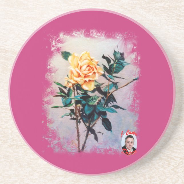 Porta-copos Rosa/Rose (Frente)
