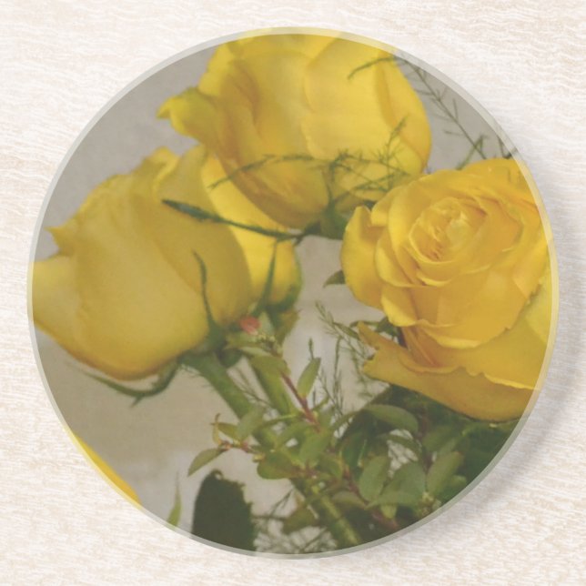 Porta-copos Rosas Amarelas (Frente)