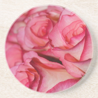 Porta-copos Rosas brancas azuis
