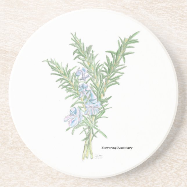 Porta-copos Rosemary Flor (Frente)