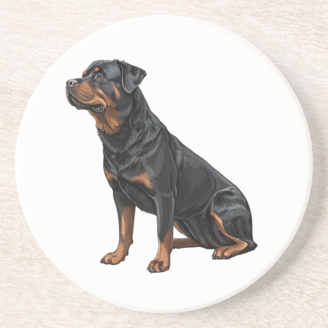 Porta-copos Rottweiler (Frente)