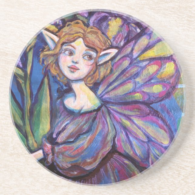 Porta-copos Roxo Iris Pixie Girl (Frente)
