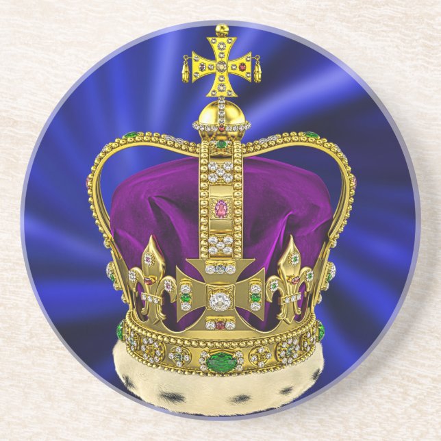 Porta-copos Rua Edwards Coroa com Pele (Frente)