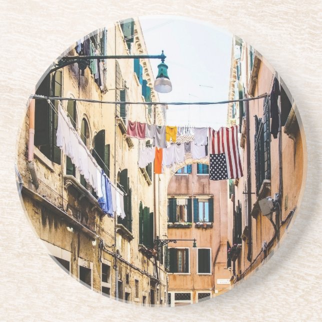 Porta-copos Rua estreita de Veneza (Frente)
