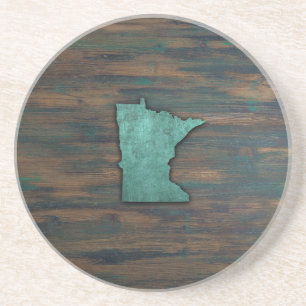 Porta-copos Rústica forma de Minnesota