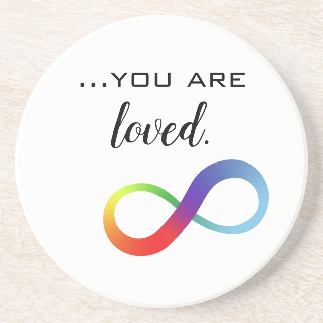 Porta-copos Saco de mão Infinity Orgulho LGBTQ+ (Frente)