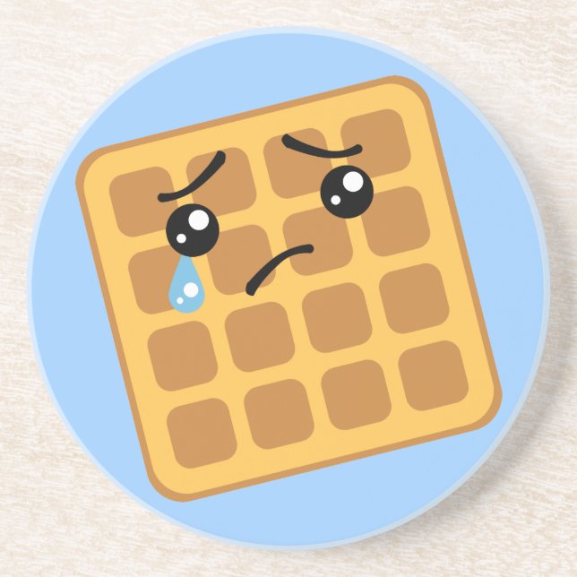 Porta-copos Sad Waffle (Frente)