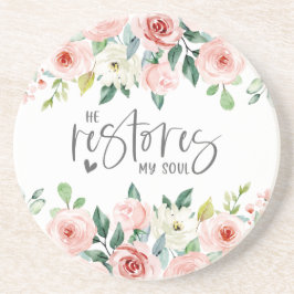 Porta-copos Salm 23:3 Ele Restaura minha Bíblia de Alma Verso 